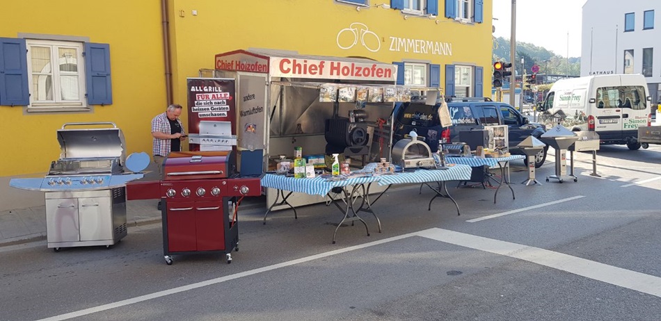 Chief Holzöfen Auslieferung